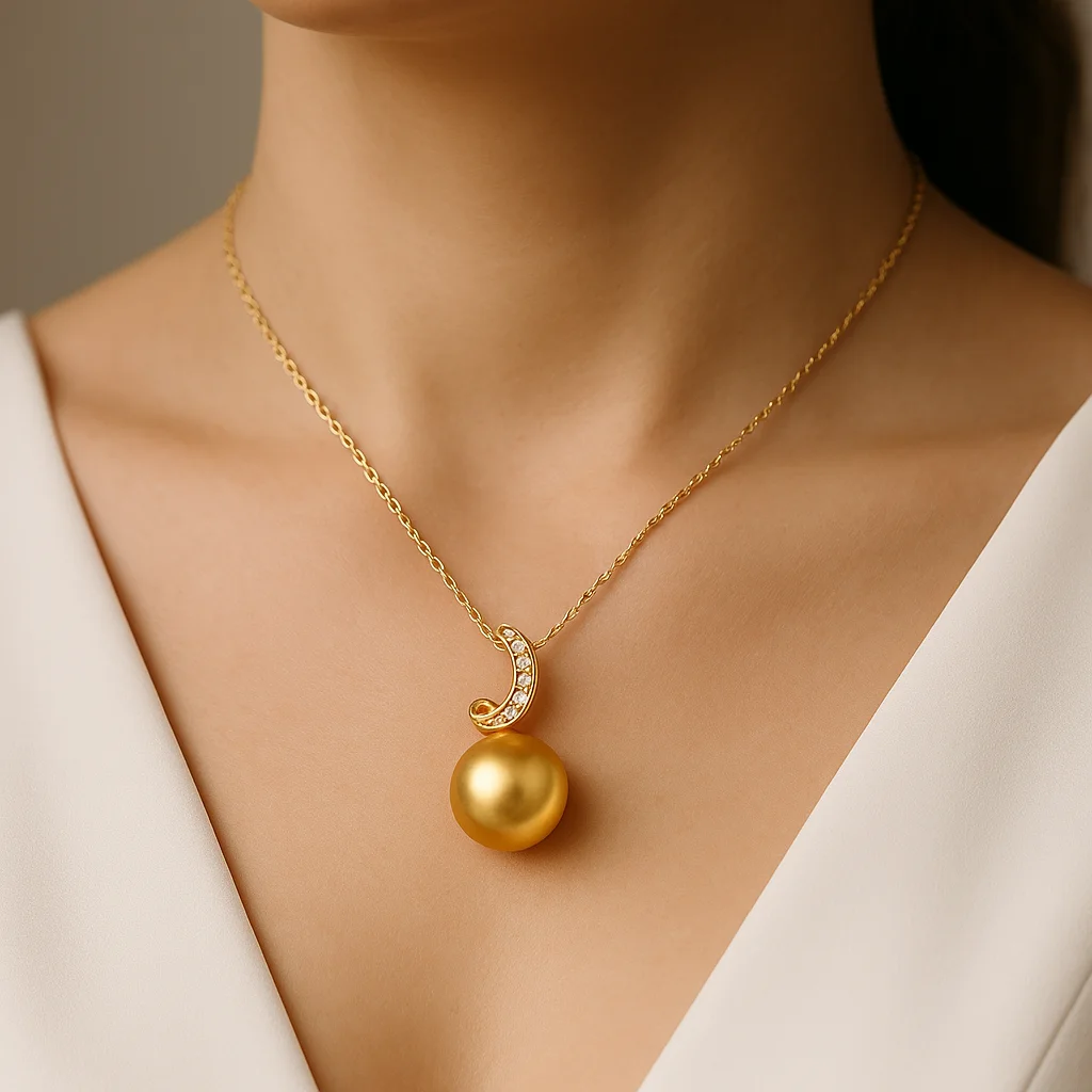 Mặt Dây Chuyền Ngọc Trai Southsea Moon